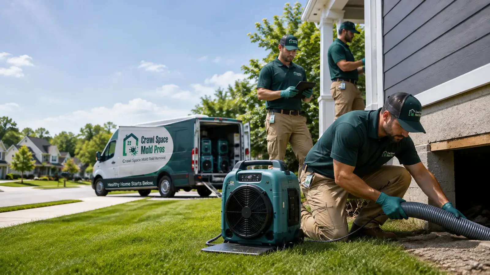 Crawl Space Mold Removal in South Point, OH